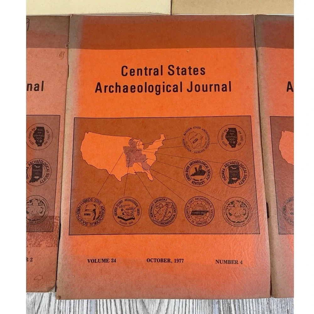 Central States Archaeological Journal 5 Issue Lot 1977 1978 1979 Vol 24 25 26